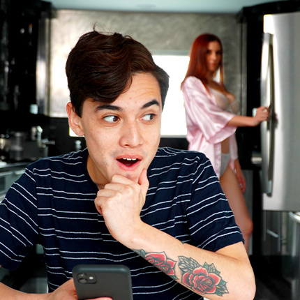 This is an advertisement creative for Adult Mobile
