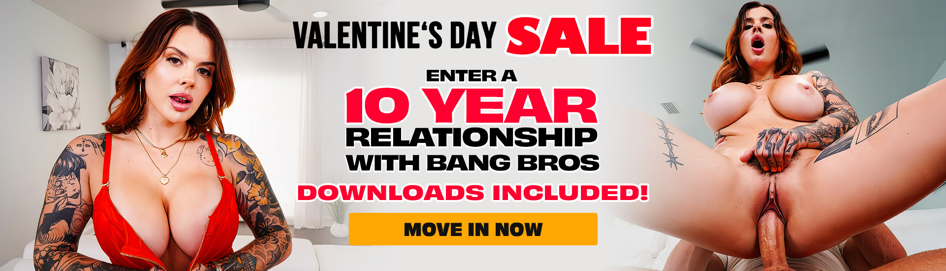 Valentine's Day Sale on Bang Bros