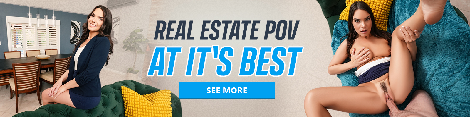 This is an advertisement banner for Property Sex