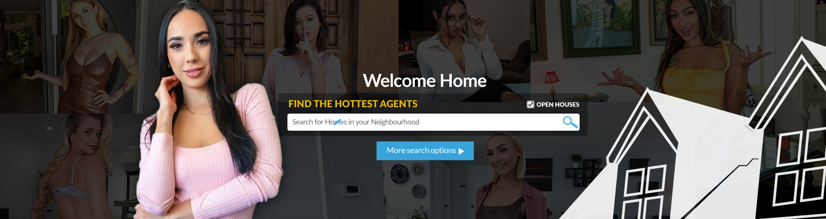 This is an advertisement banner for Property Sex