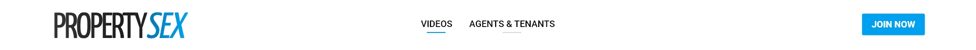 This is an advertisement creative for Property Sex