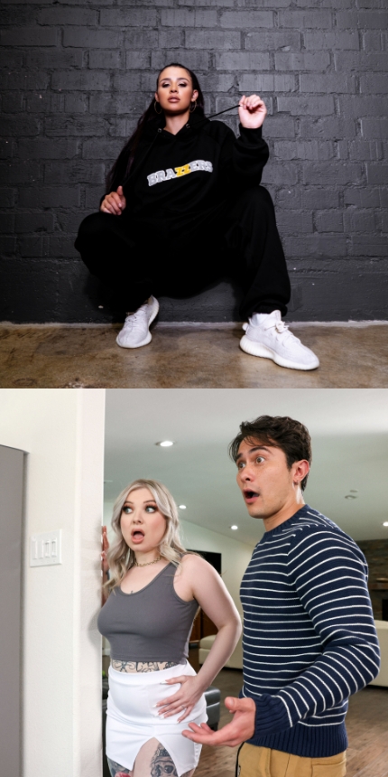This is an advertisement creative for Brazzers