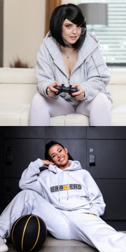 This is an advertisement creative for Brazzers