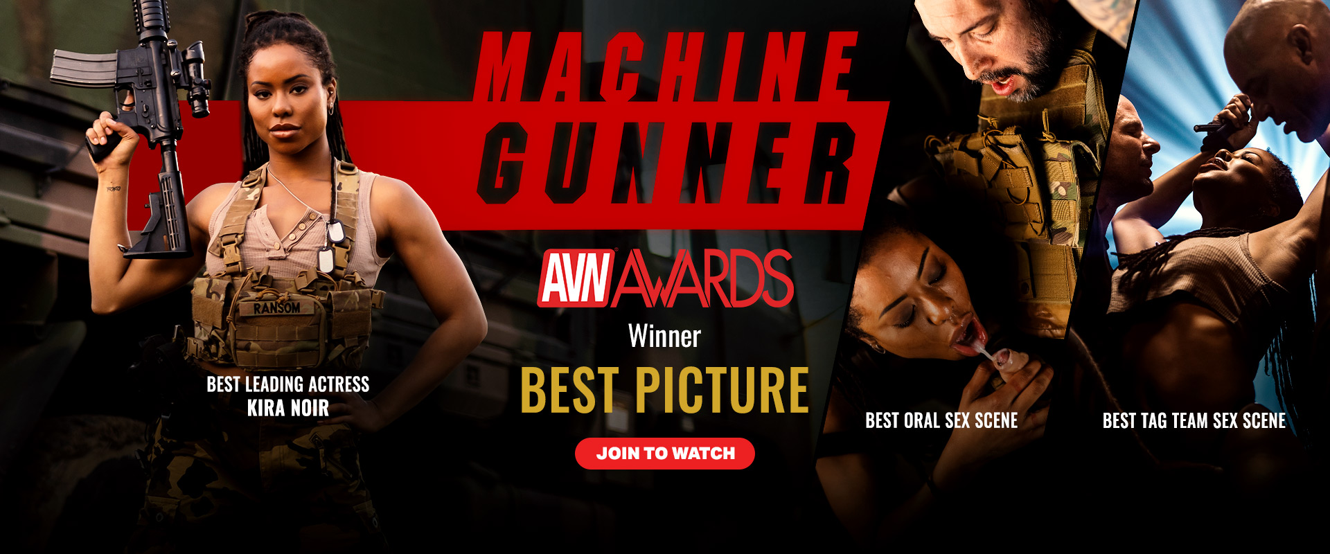 AVN 2024 WINNER - MACHINE GUNNER