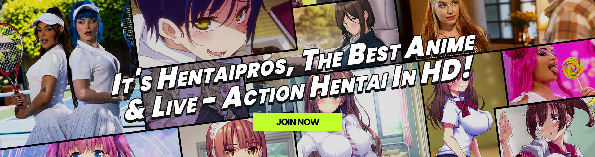 This is an advertisement banner for HentaiPros