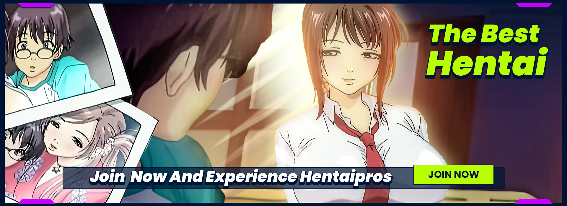 This is an advertisement banner for HentaiPros