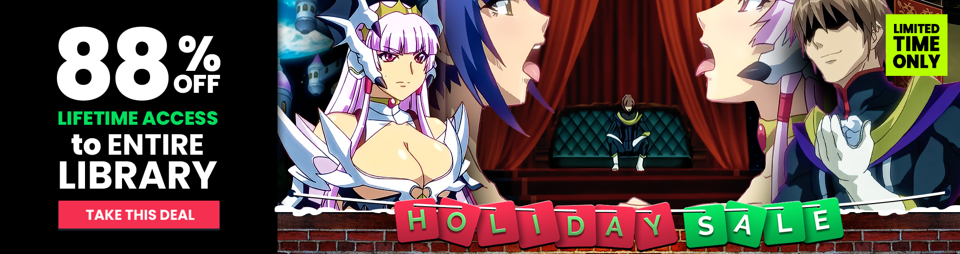 This is an advertisement banner for HentaiPros