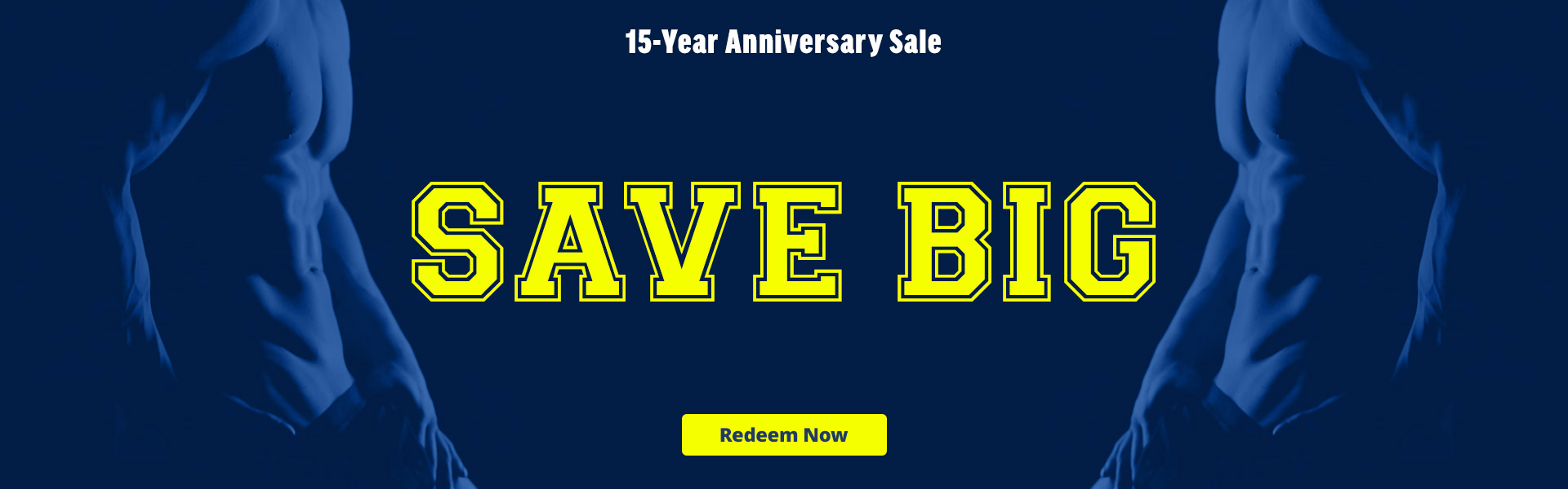 This is an advertisement banner for Men