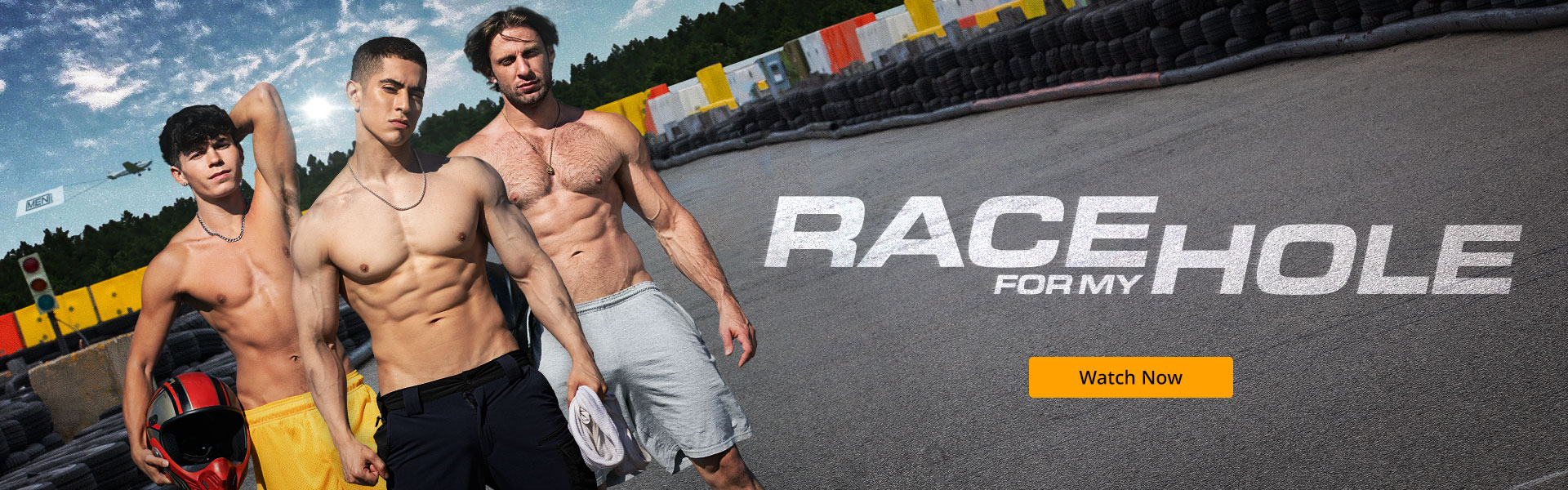 This is an advertisement banner for Men