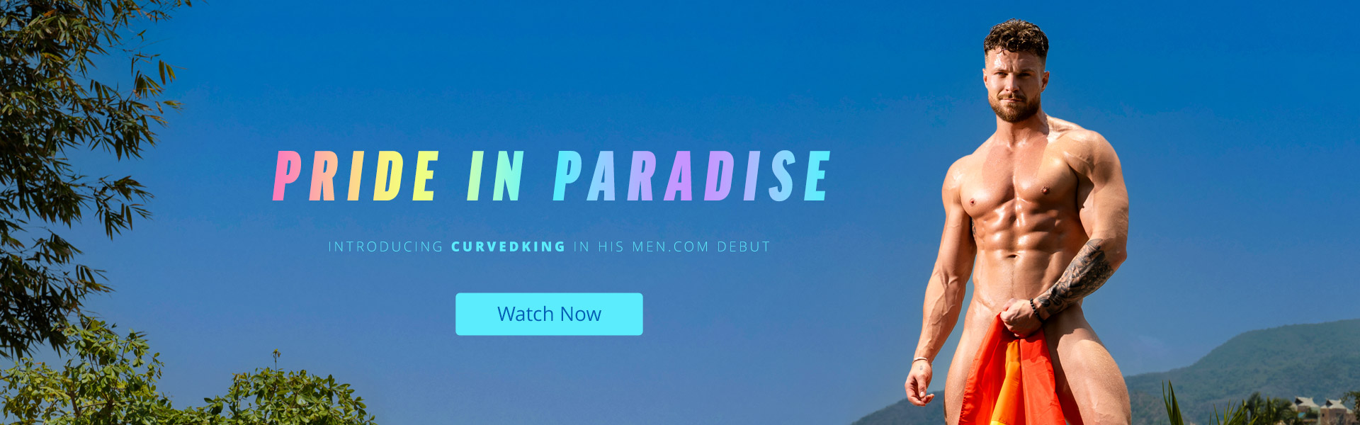 This is an advertisement banner for Men
